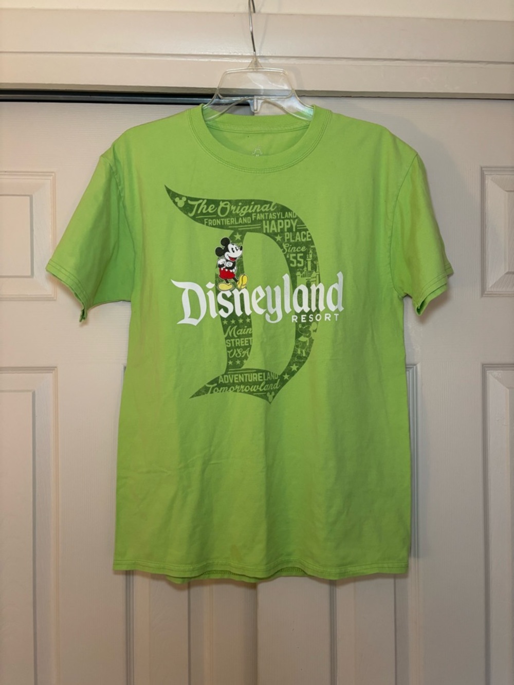 Disney Resort Adult Green Mickey Logo T-Shirt